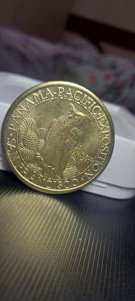 USA PANAMA PACIFIC $50 GOLD PLATED COMMEMO COIN, OLD COIN, RARE COIN 2