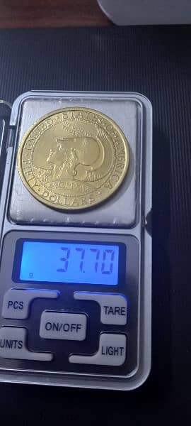USA PANAMA PACIFIC $50 GOLD PLATED COMMEMO COIN, OLD COIN, RARE COIN 7