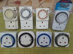 Automatic ON and OFF programmable timer plugs
