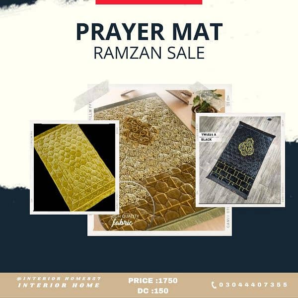 Beautiful velvet jaya namaz /prayer mats Graceful Designs,comfortable" 13