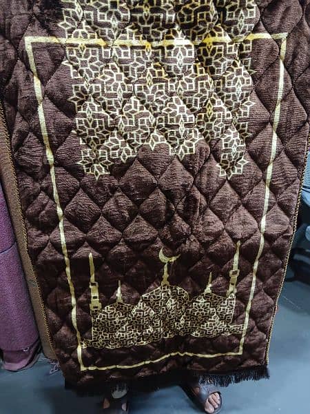Beautiful velvet jaya namaz /prayer mats Graceful Designs,comfortable" 14