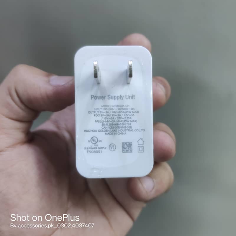 Oneplus 65w c to c and USB to c genuine warp chargers available. 2