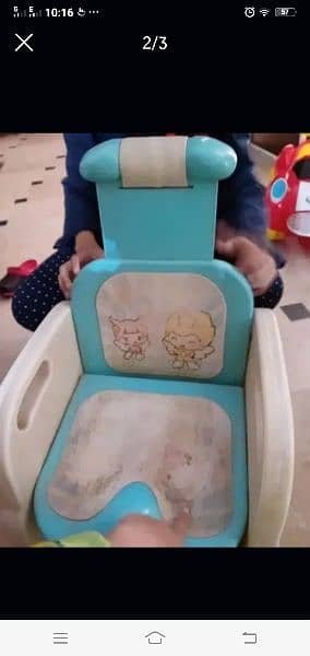 bath chair 2 in 1 also used as a sitting chair also movable with tyres 1