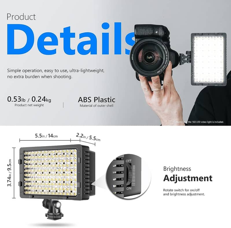 LED Video Light | Movie Light | DSLR Light | Camera Light | Blogger | 2
