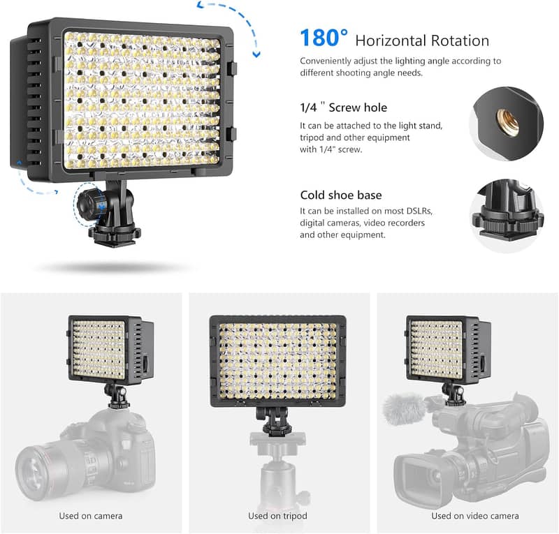 LED Video Light | Movie Light | DSLR Light | Camera Light | Blogger | 3