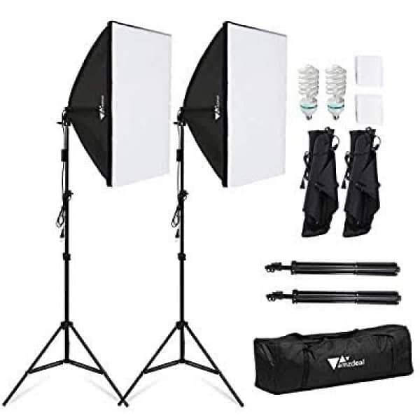 SOFBOX LIGHT (PAIR) FOR VIDEO AND PHOTOGRAPHY 0