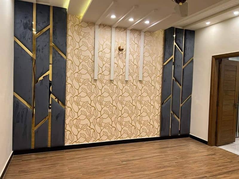 wallpaper media wall flooring ceiling Pvc panel available in Islamabad 4