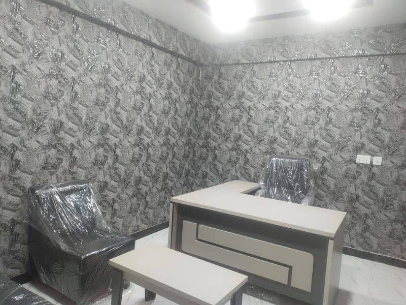 wallpaper media wall flooring ceiling Pvc panel available in Islamabad 9