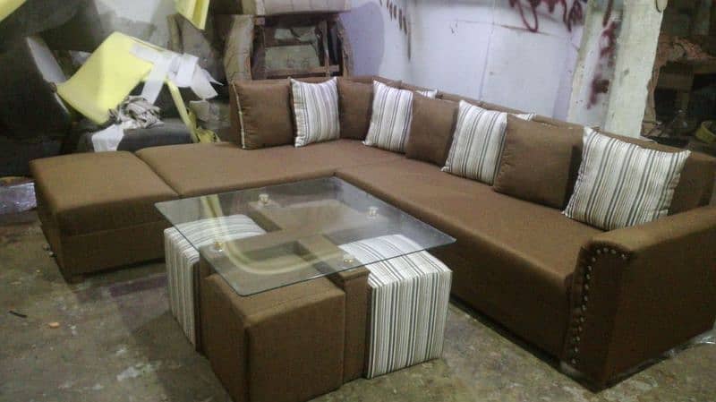 (RAMADAN OFFER) 5 seater L shape sofa in 10 year warranty 6