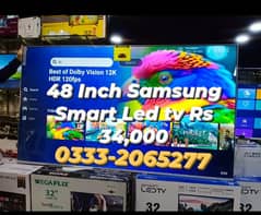 48 Inch Mega Sale offer Smart Led tv Android wifi YouTube brand new tv