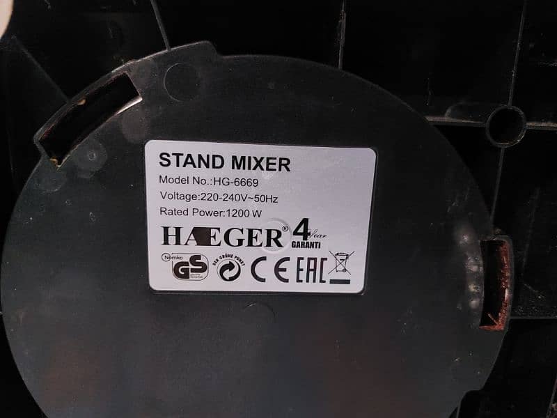 Haeger Stand Mixer 5