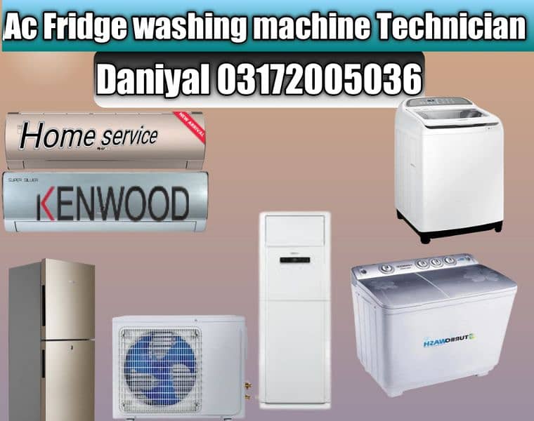 All Types Split Ac & washing machine repairing All Karachi Electronics & Computer Repair