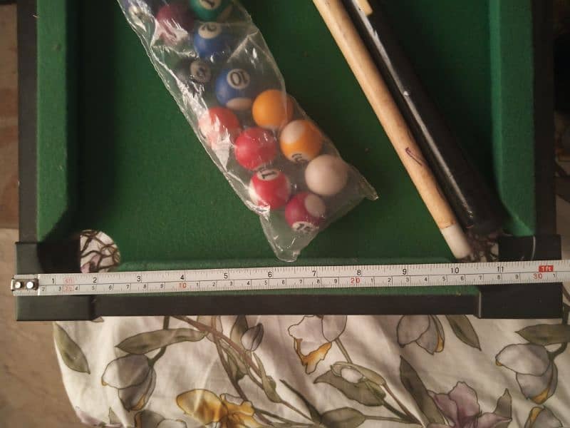 kids toy snooker pool table 12"-18" 6