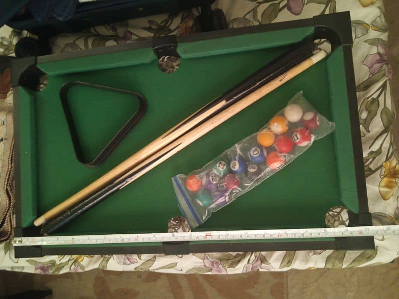 kids toy snooker pool table 12"-18" 7
