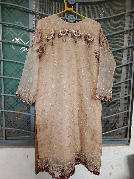 Ramsha brand organza dress xl size 3