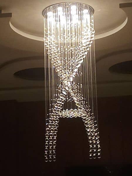 Chandeliers Crystal Double Height 1