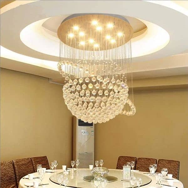 Chandeliers Crystal Double Height 2
