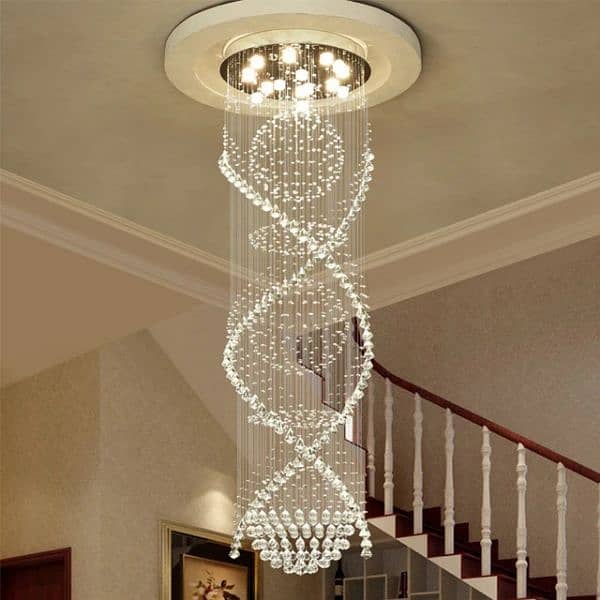 Chandeliers Crystal Double Height 3
