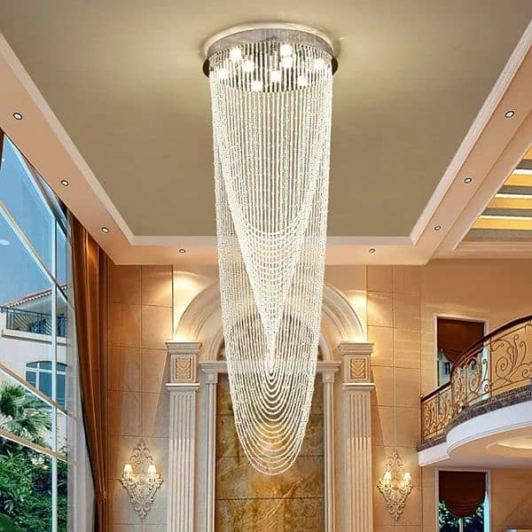 Chandeliers Crystal Double Height 9