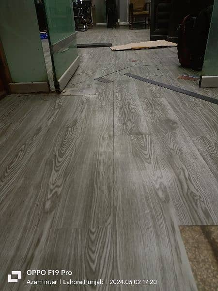 vinyl flooring tiles wooden texture local and imported Best fitting 2