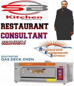 Commercial SOUTHSTAR Pizza Deck gas oven & other kitchen equipment