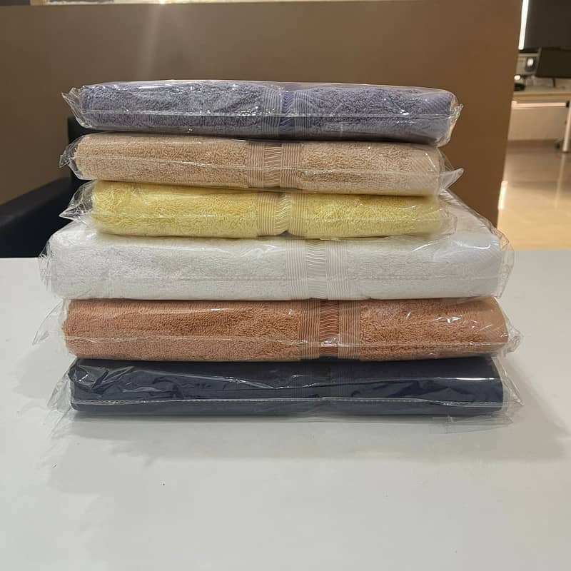 bath towels, bath & spa towel pure cotton multiple size & color 11