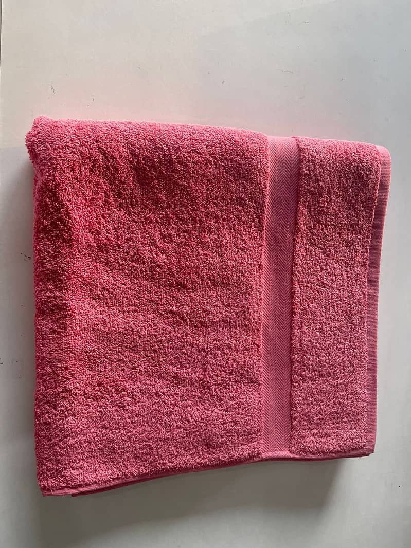 bath towels, bath & spa towel pure cotton multiple size & color 3