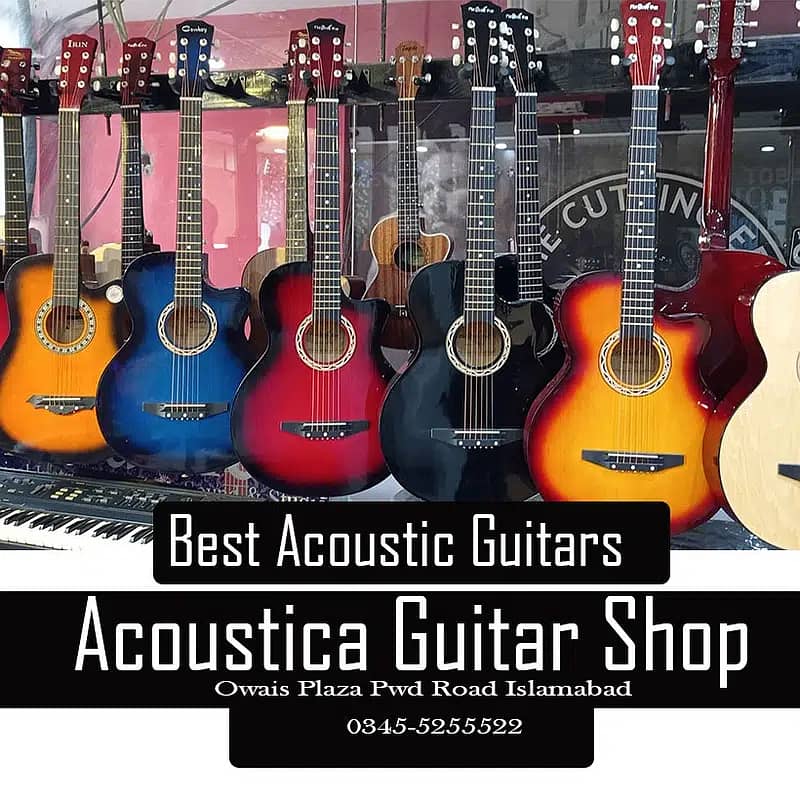 Quality guitars collection at Acoustica guitar shop 2