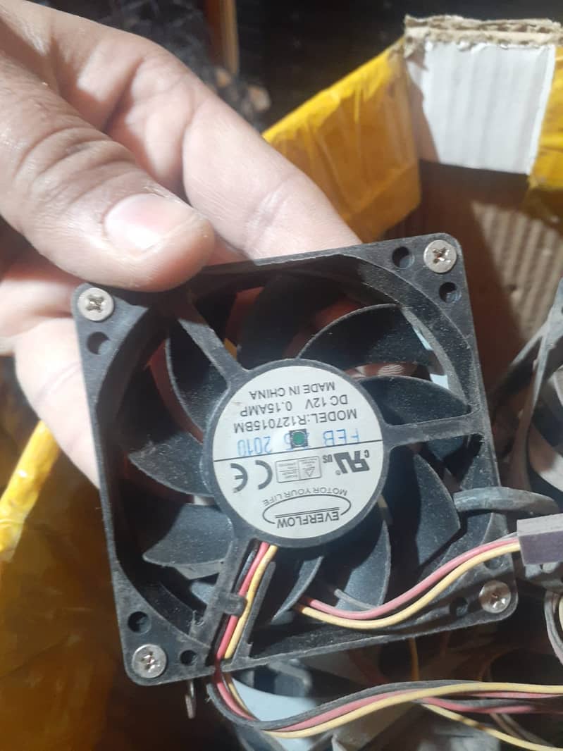 CPU, System, Casing Fans in 12v, 24v, 48v 2