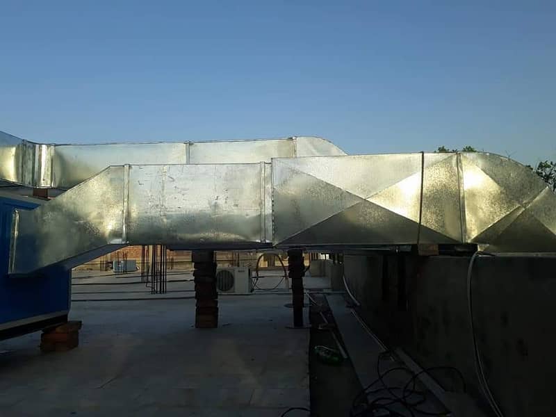 Ductline,Insolation,Clading,Wooden Chimney,Duct Work Fabrication,Hood 2