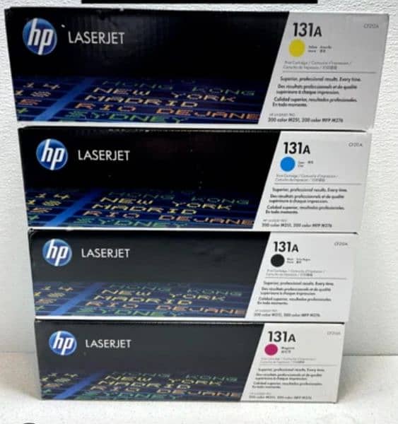 HP 131A Color Laser Toner Set & All Model Printers,Toner Cartridges 2