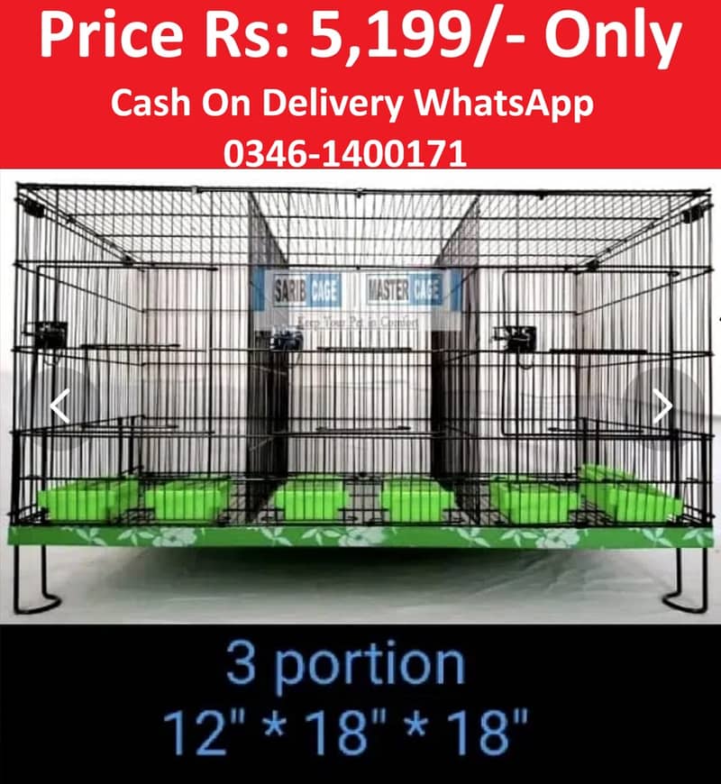 Cage Pinjra Parrot Bajri Australian Tota Budgies Pahari Raw03461400171 14