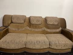 full size three seater single sofa