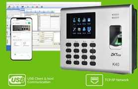 Zkteco biometric time attendance machine access control mobile app