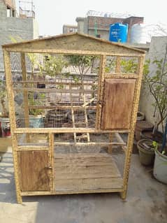 Pure Solid Wood Cage