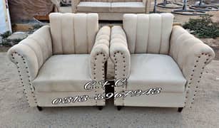 New Design sofa set for sale in karachi - L Shape sofa - sofa cumbed 0