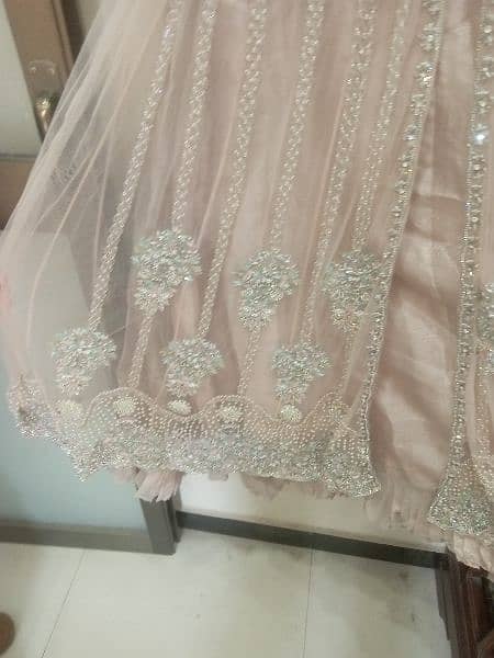 Tea  pink Fancy bridal maxi 7