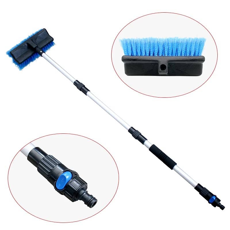 Solar cleaning telescopic brush+almunium rod 5