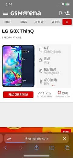 LG G8X Thinq Pta Approved 0