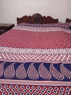 Shesham Wood bed for sale. Very excellent condition. Urgent sale