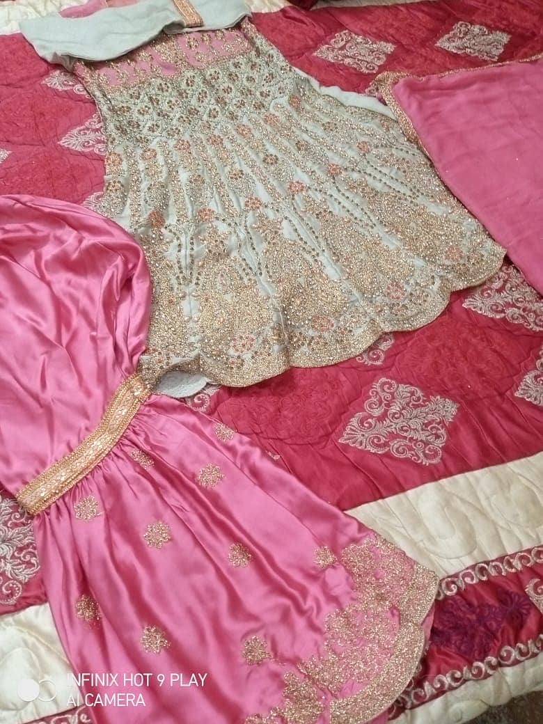 Sharara Dress | Fancy Sharara|Party Wear | Pink 5