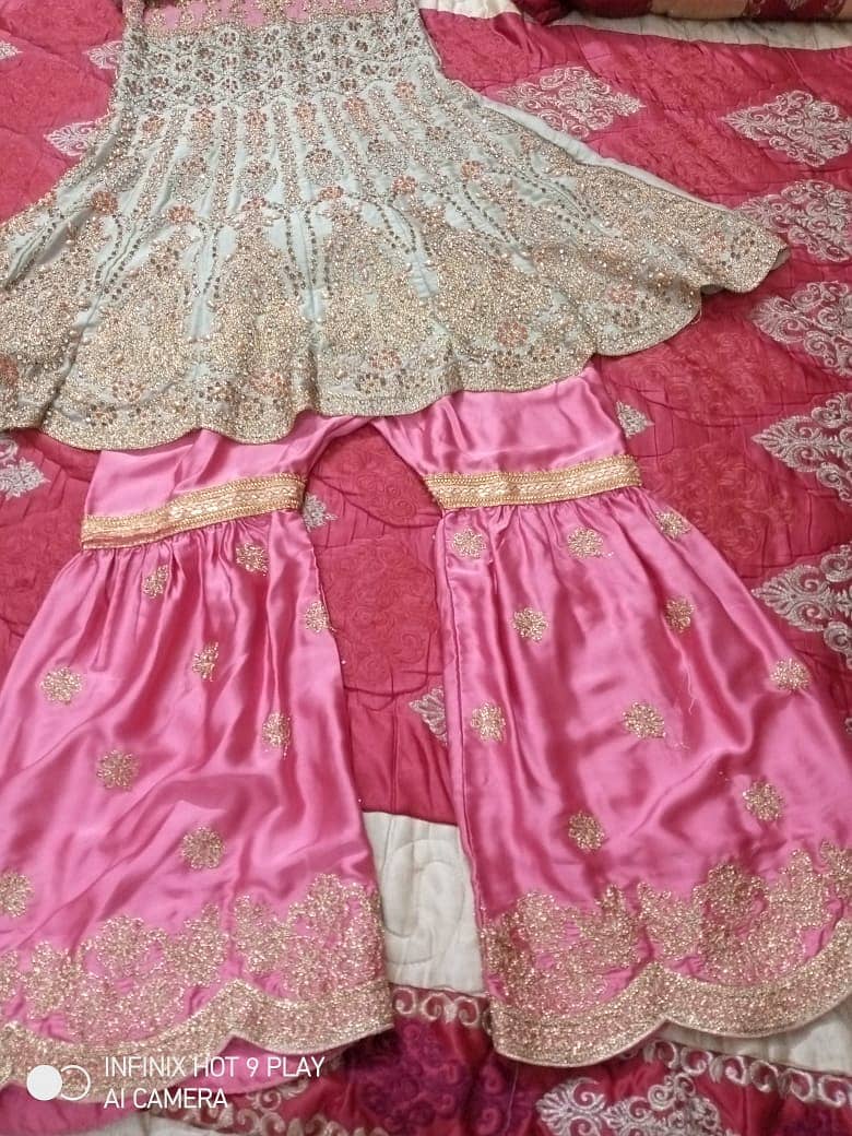 Sharara Dress | Fancy Sharara|Party Wear | Pink 7