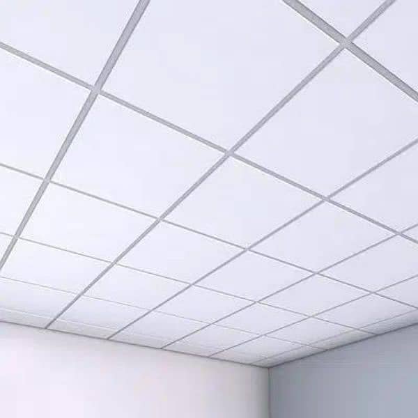 Office ceiling/ kitchen marble sheet/frosted paper/plain ceiling desig 11