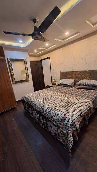 One bedroom furnished flat available for rent in bahria town Lahore 6