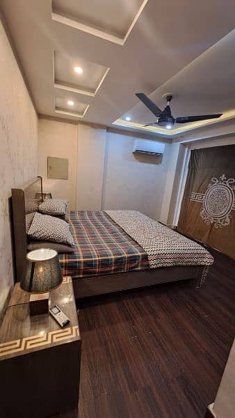 One bedroom furnished flat available for rent in bahria town Lahore 9