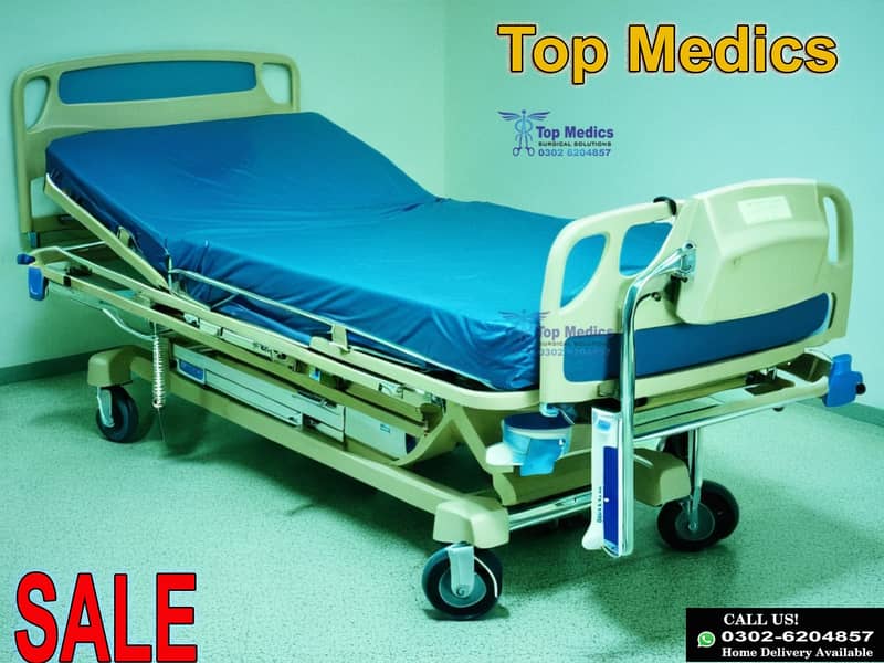 Electric Adjustable Medical Patient Bed Electric ICU Hospital Bed 3
