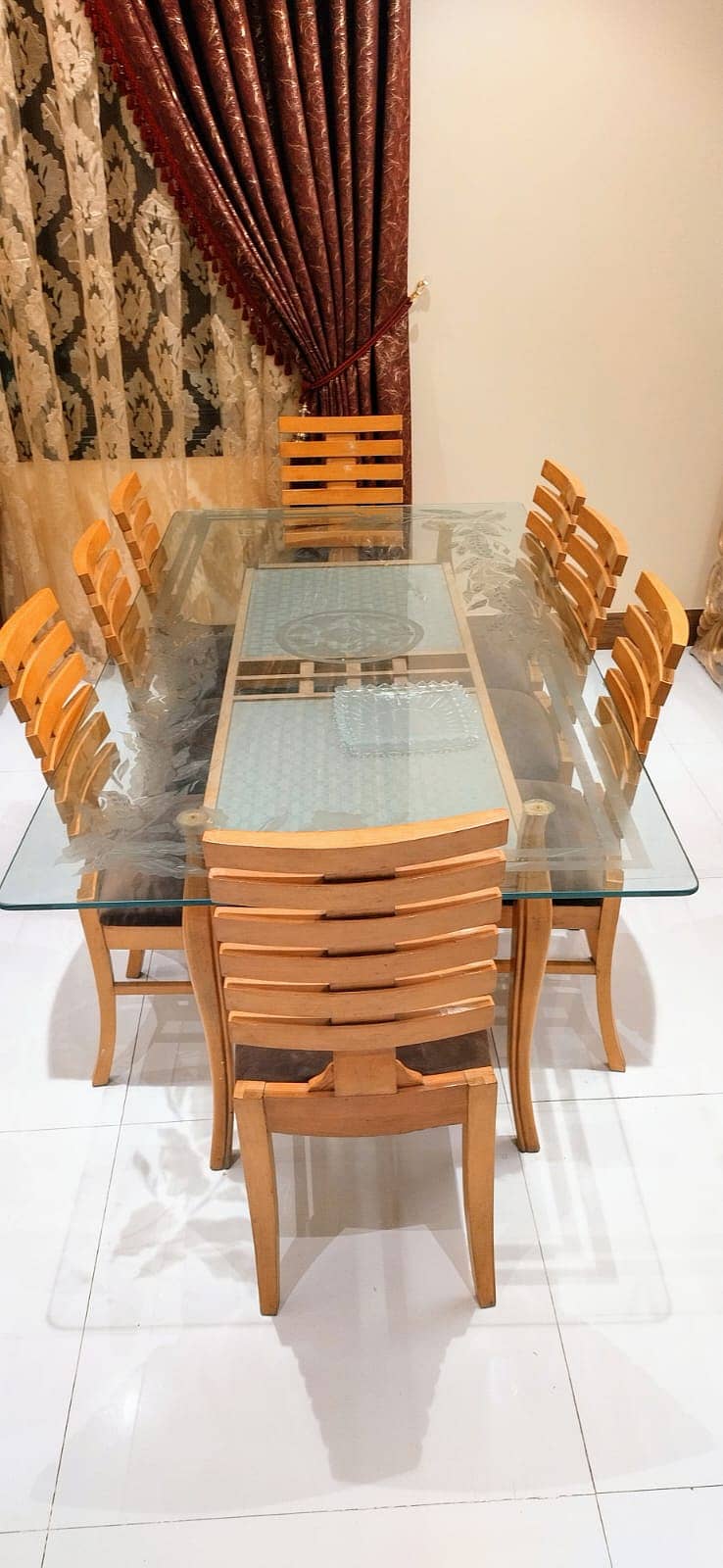 Dinning Table with 8 Chairs Modern Stylish Design 6