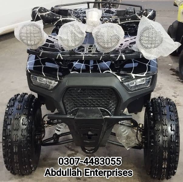 Audi model 150 size brand new zero meter 125cc ATV quad bike for sale 3