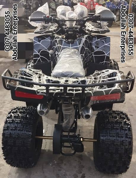 Audi model 150 size brand new zero meter 125cc ATV quad bike for sale 7