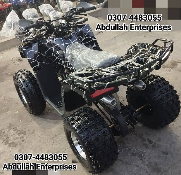 Audi model 150 size brand new zero meter 125cc ATV quad bike for sale 8